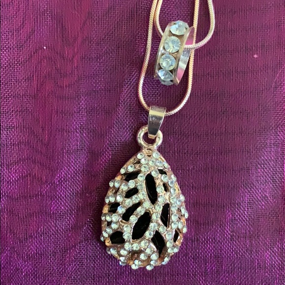 💎Double Strand Gold Sparkling Long Necklace - Picture 3 of 3